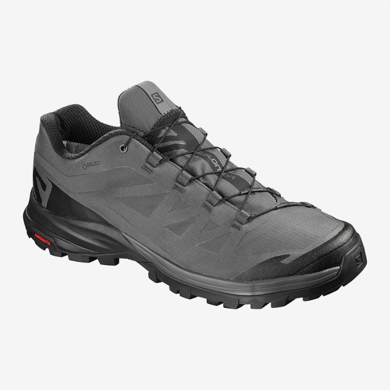 Chaussure de Randonnée Salomon OUTpath GTX Grise Foncé Homme | YOG-4863077