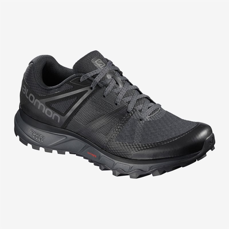 Chaussure de Randonnée Salomon TRAILSTER Noir Homme | XUX-6997817