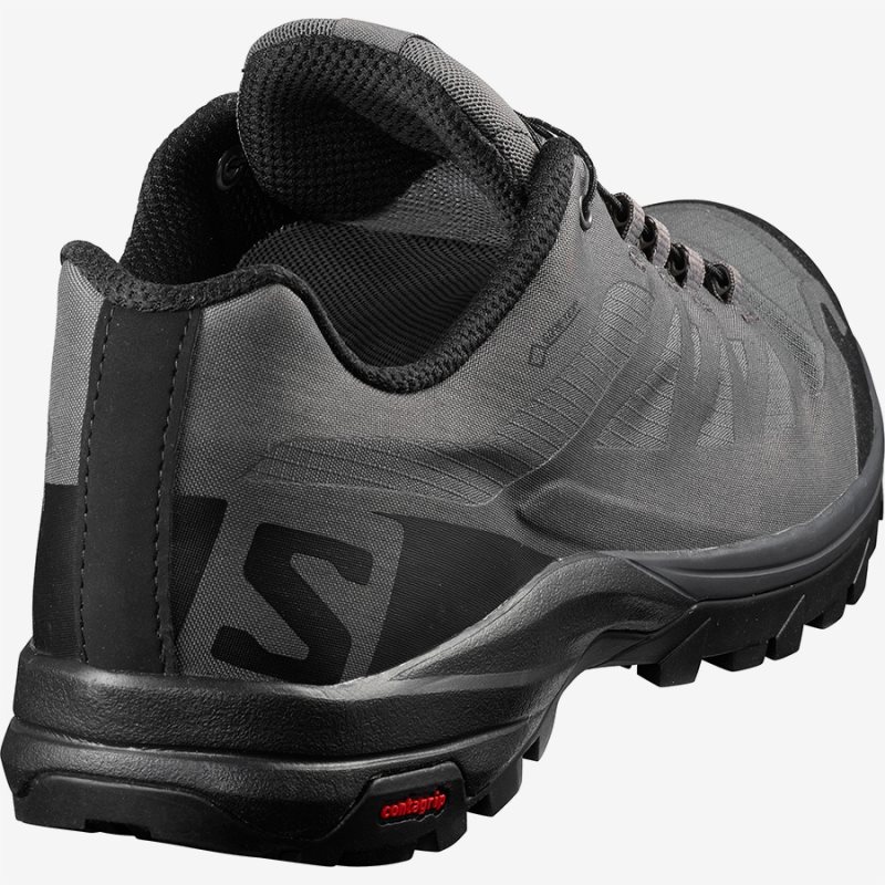 Chaussure de Randonnée Salomon OUTpath GTX Grise Foncé Homme | YOG-4863077