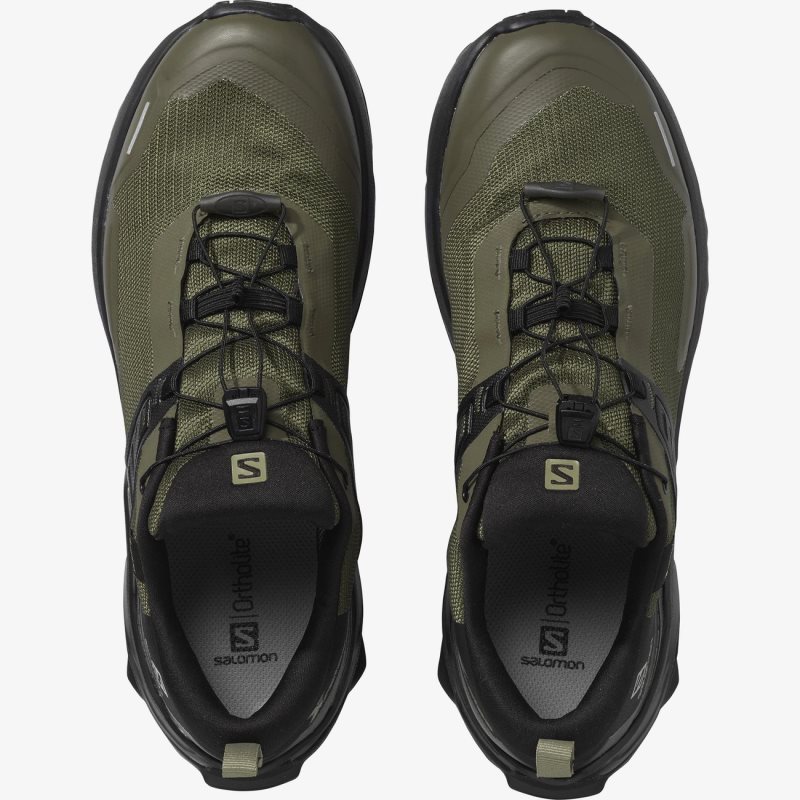 Chaussure de Randonnée Salomon X RAISE GORE-TEX Vert Olive Homme | XEF-7985913