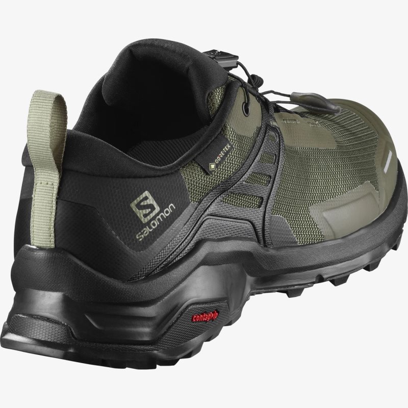 Chaussure de Randonnée Salomon X RAISE GORE-TEX Vert Olive Homme | XEF-7985913