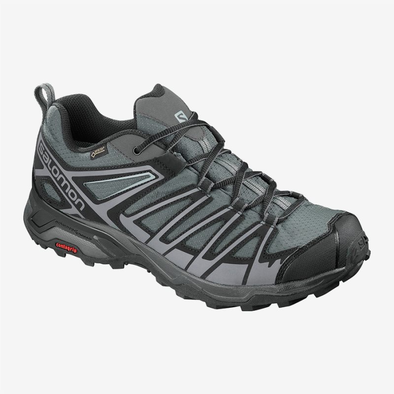 Chaussure de Randonnée Salomon X ULTRA 3 PRIME GTX Grise Homme | DLK-4738848