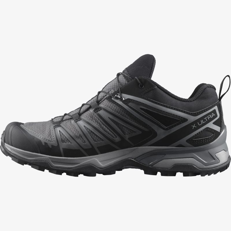 Chaussure de Randonnée Salomon X ULTRA 3 GORE-TEX Noir/Grise Homme | XFB-0932204