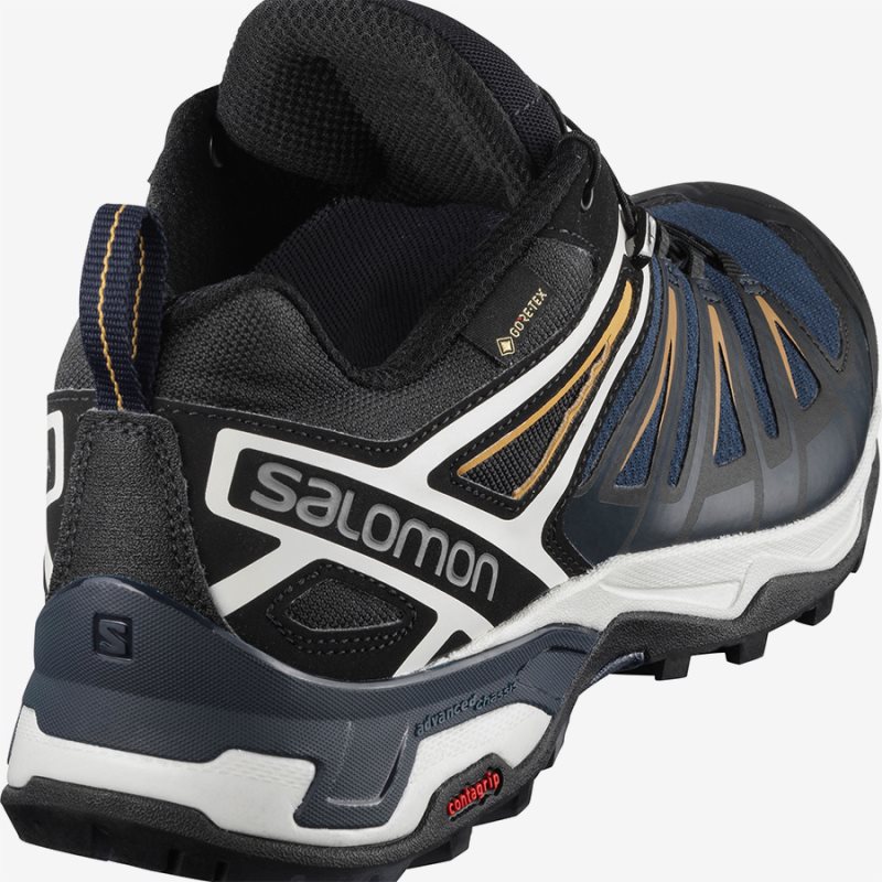 Chaussure de Randonnée Salomon X ULTRA 3 GTX Bleu Marine Homme | XRQ-1682332