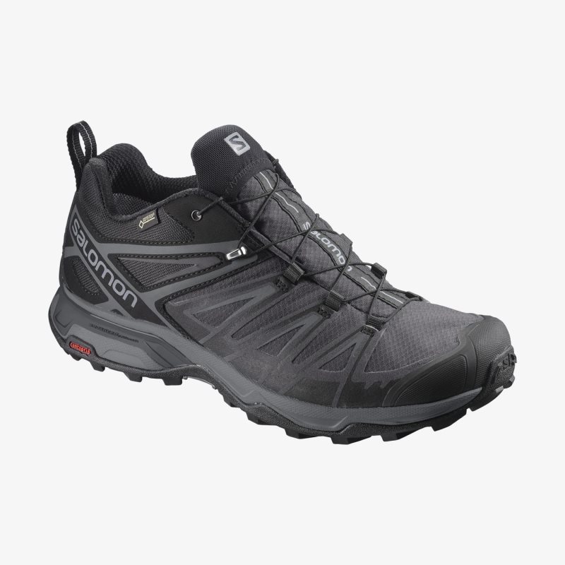 Chaussure de Randonnée Salomon X ULTRA 3 WIDE GORE-TEX Noir Homme | PEZ-3855473