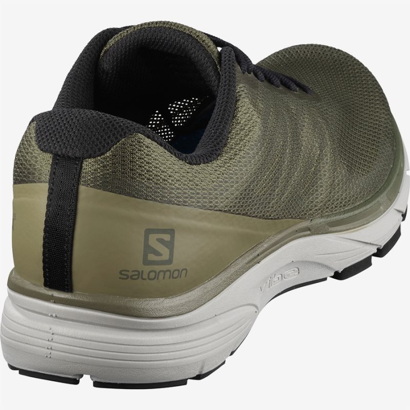 Chaussure Running Salomon JUXTA RA Vert Olive Homme | IGJ-9728469