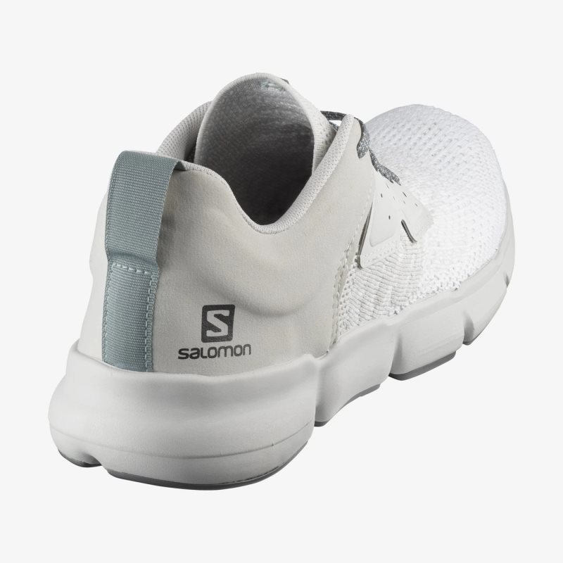 Chaussure Running Salomon PREDICT SOC Blanche Homme | FKT-2145074