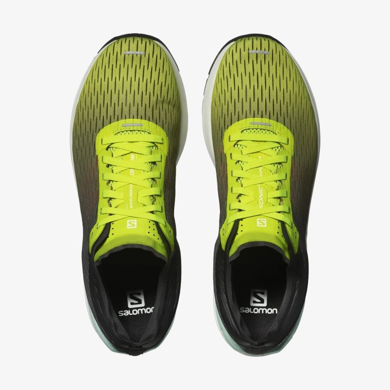 Chaussure Running Salomon SONIC 3 Accelerate Jaune/Noir Homme | FFF-2579187