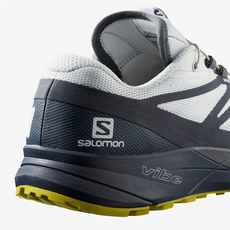 Chaussure Running Salomon SENSE RIDE 2 Blanche Homme | HDT-1387068