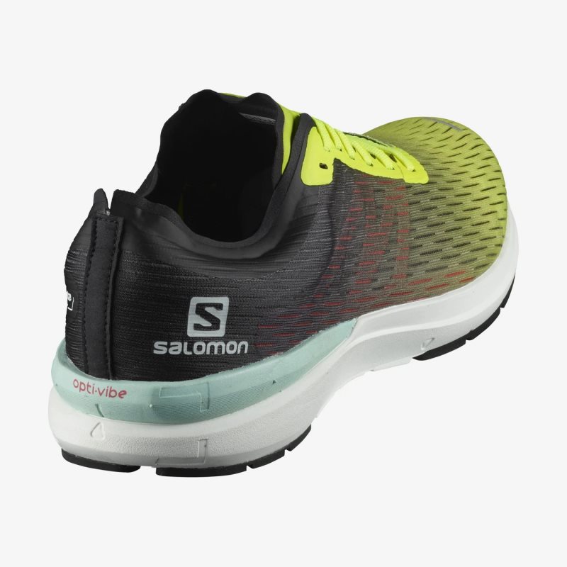 Chaussure Running Salomon SONIC 3 Accelerate Jaune/Noir Homme | FFF-2579187