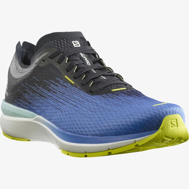 Chaussure Running Salomon SONIC 4 Accelerate Bleu Homme | TSW-8863794