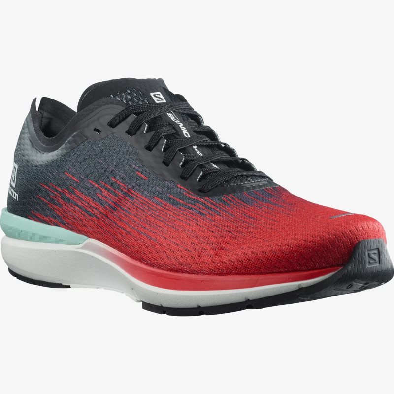 Chaussure Running Salomon SONIC 4 Accelerate Rouge/Noir Homme | FNG-0099900