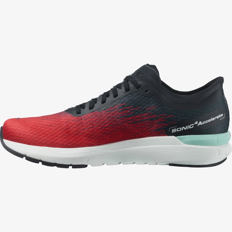 Chaussure Running Salomon SONIC 4 Accelerate Rouge/Noir Homme | FNG-0099900