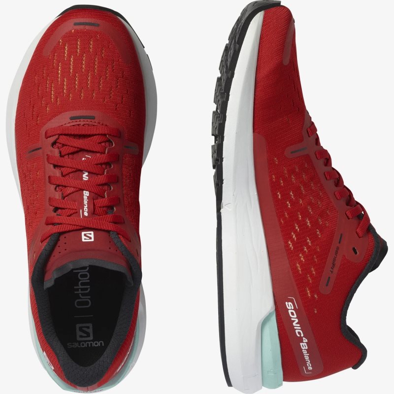 Chaussure Running Salomon SONIC 4 Balance Rouge Homme | FMW-0720054