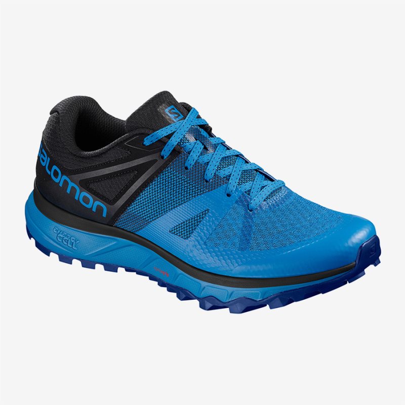 Chaussure Running Salomon TRAILSTER Bleu Homme | NMI-4439278