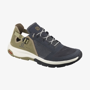 Sandale Salomon TECH AMPHIB 4 Bleu Marine/Vert Olive Homme | DSD-3690945