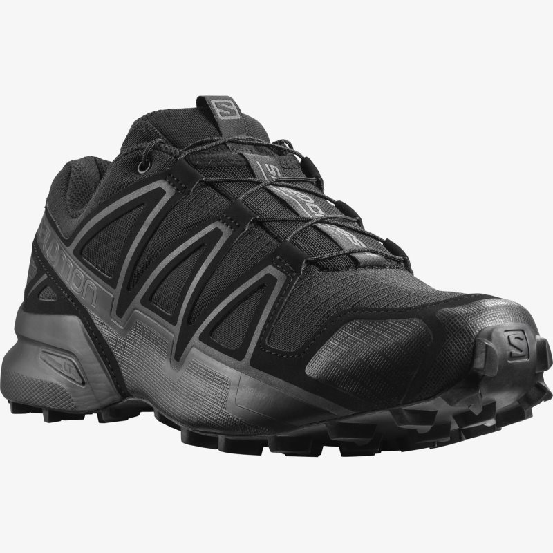 Chaussure Hiver Salomon SPEEDCROSS 4 WIDE FORCES Noir Homme | QAI-8177908