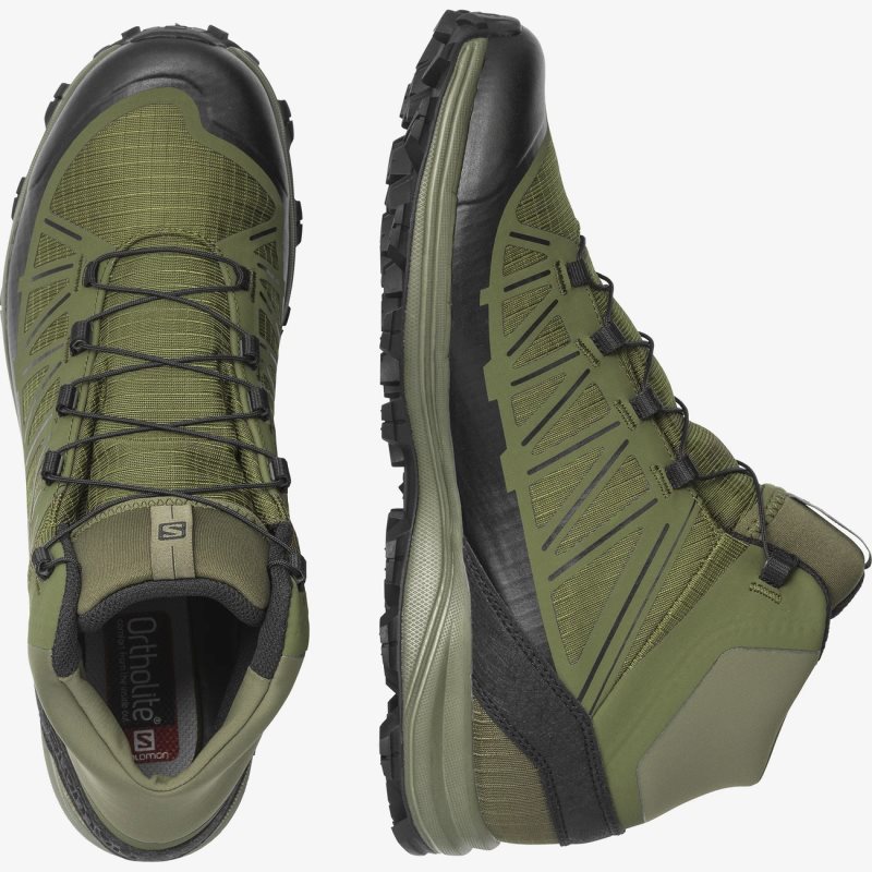 Chaussure Hiver Salomon SPEED ASSAULT Vert Olive Homme | LRS-4744721