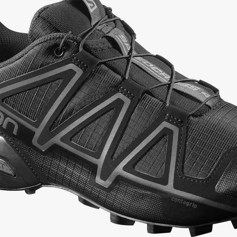 Chaussure Hiver Salomon SPEEDCROSS 4 WIDE FORCES Noir Homme | VVS-7121862