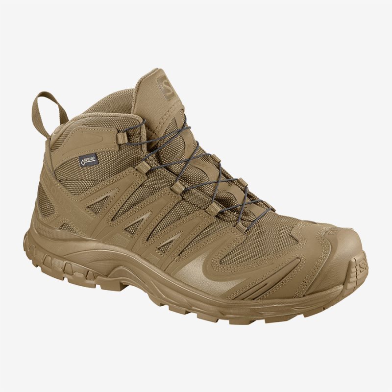 Chaussure Hiver Salomon XA FORCES MID GTX Vert Olive Homme | CEP-4814991