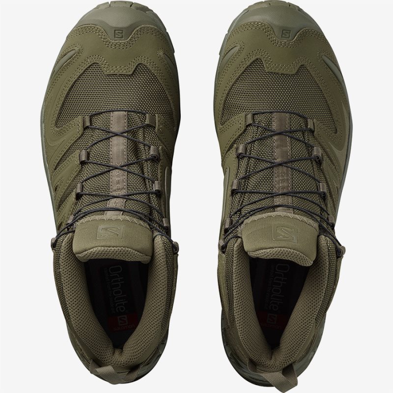 Chaussure Hiver Salomon XA FORCES MID GTX Vert Olive Homme | RRT-9595167