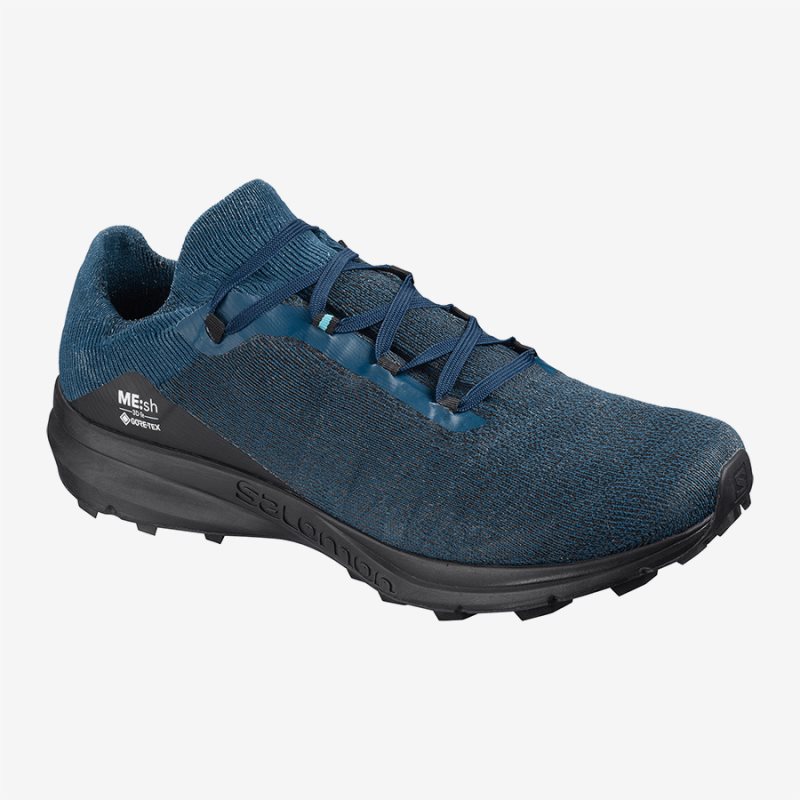 Chaussure Trail Salomon GTX 3D FIT TRAIL LTD Bleu Marine Homme | IYS-0467450