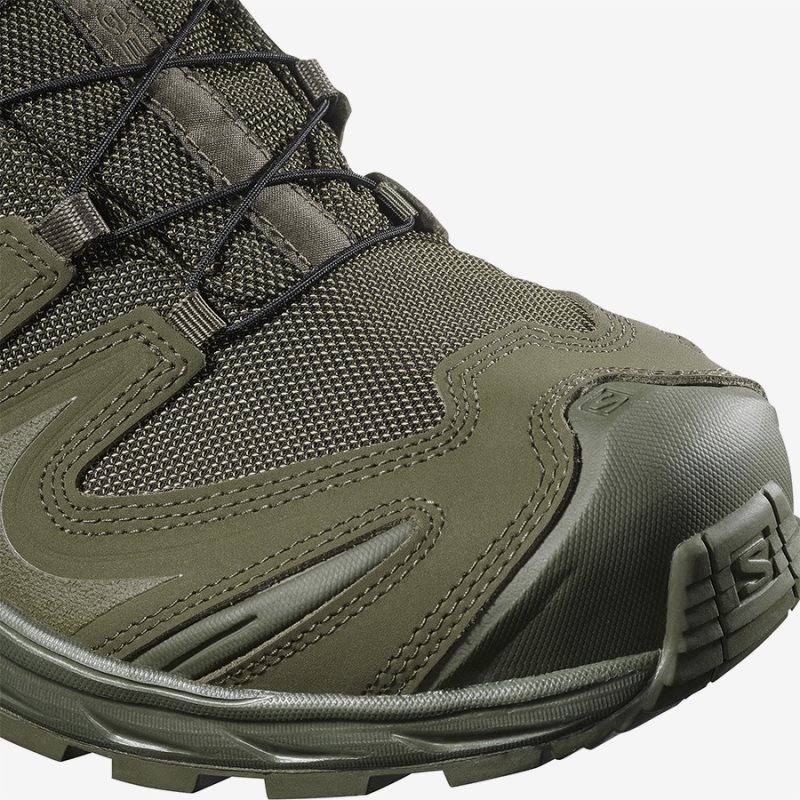 Chaussure Hiver Salomon XA FORCES MID GTX Vert Olive Homme | RRT-9595167