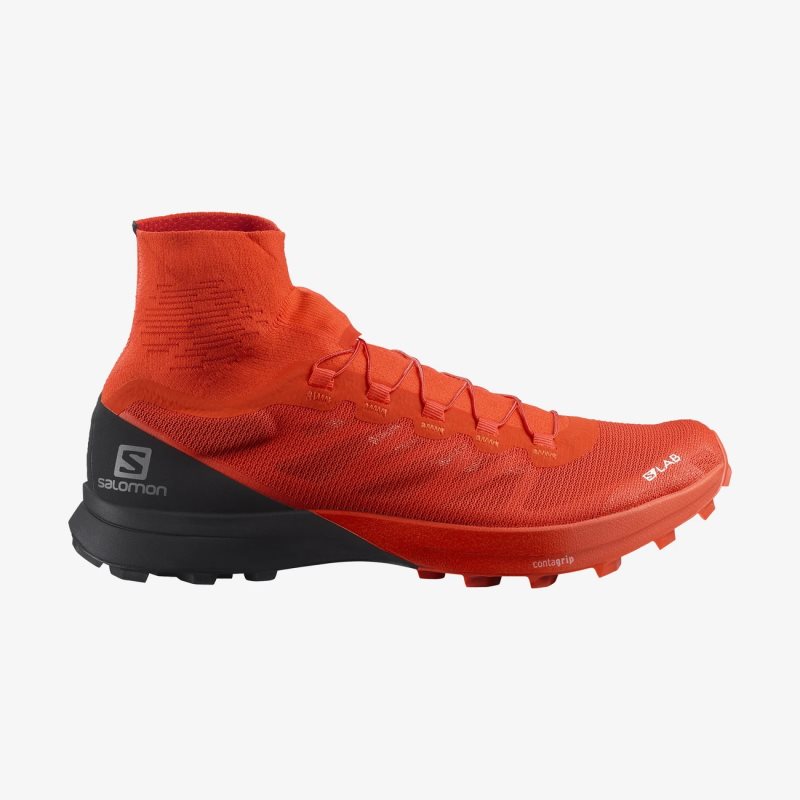 Chaussure Trail Salomon S/LAB SENSE 8 SOFTGROUND Rouge Homme | HWL-4184491