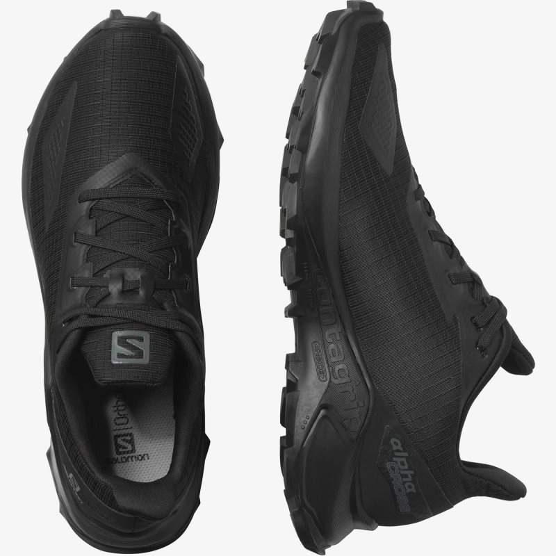 Chaussure Trail Salomon ALPHACROSS BLAST Noir Homme | NOE-7752550