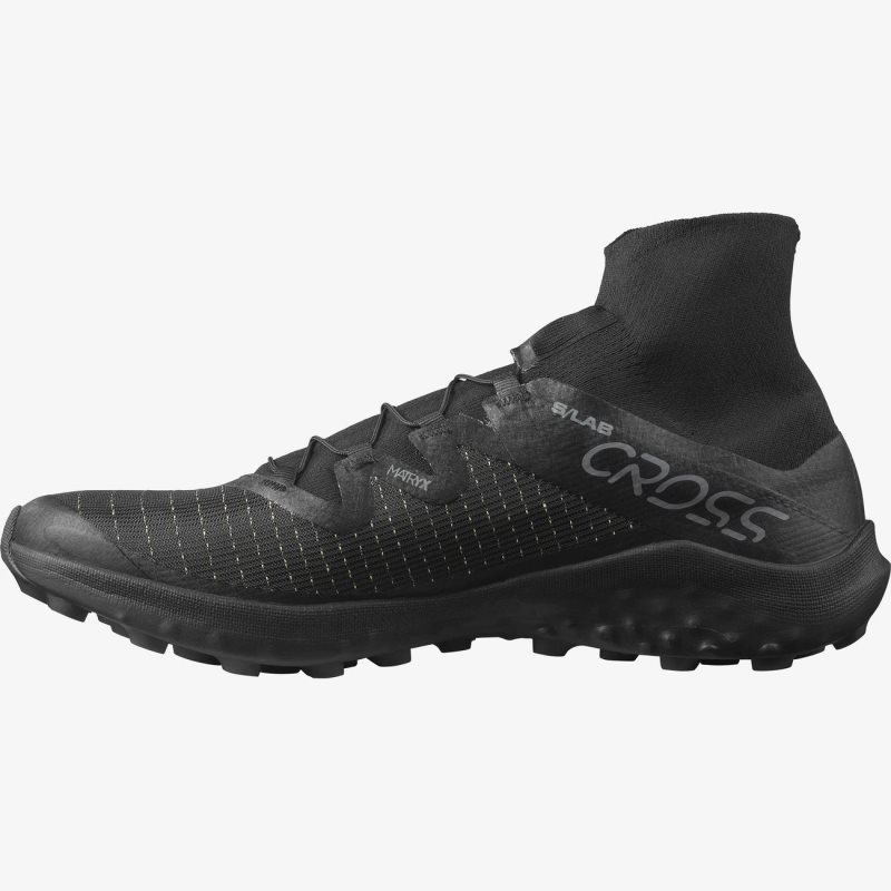 Chaussure Trail Salomon S/LAB CROSS Noir Homme | YLA-4922871