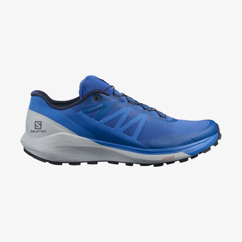 Chaussure Trail Salomon SENSE RIDE 4 Bleu Homme | CVB-0924836