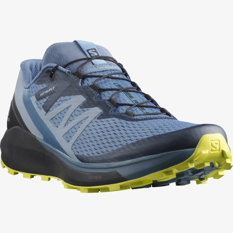 Chaussure Trail Salomon SENSE RIDE 4 Bleu Homme | KPP-5633531