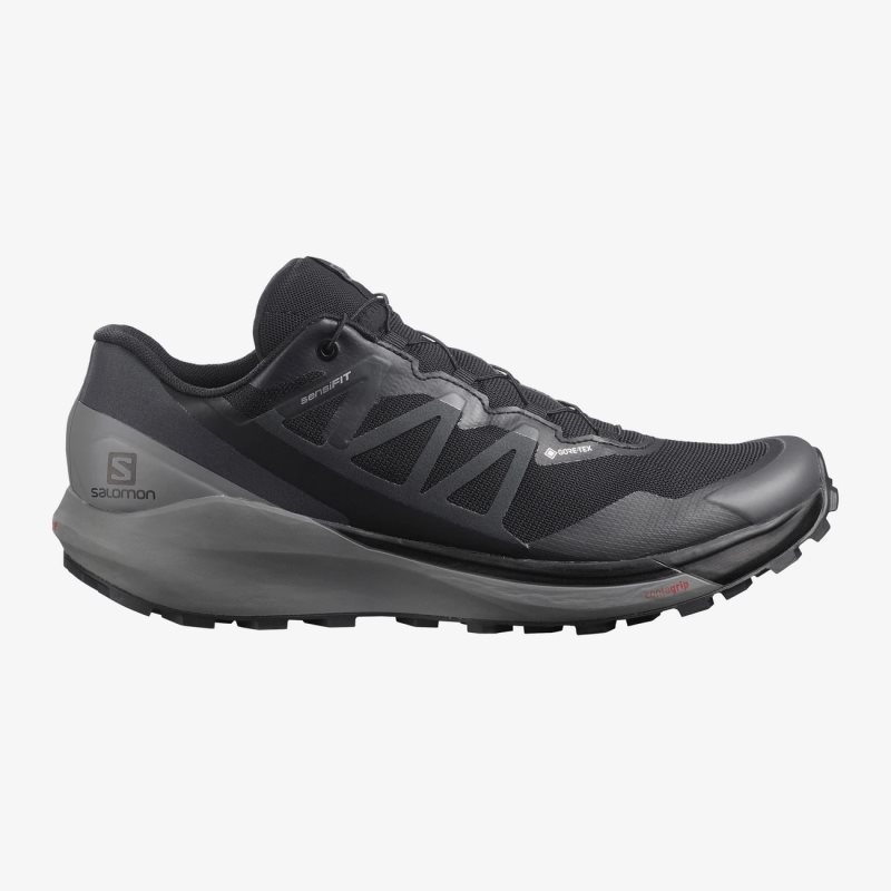 Chaussure Trail Salomon SENSE RIDE 4 GORE-TEX INVISIBLE FIT Noir Homme | BTT-0230736