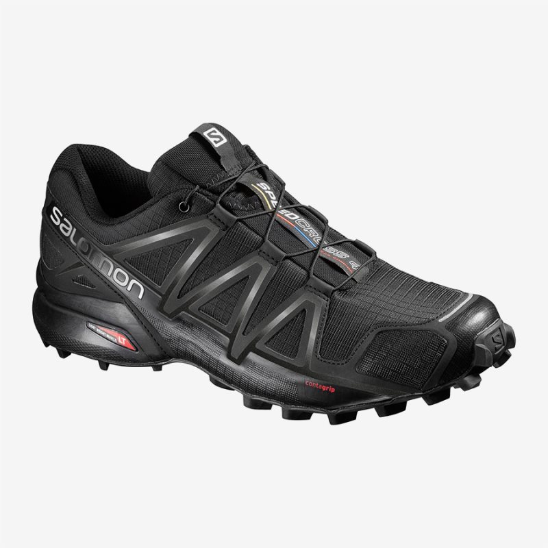 Chaussure Trail Salomon SPEEDCROSS 4 Noir Homme | FUQ-6473421