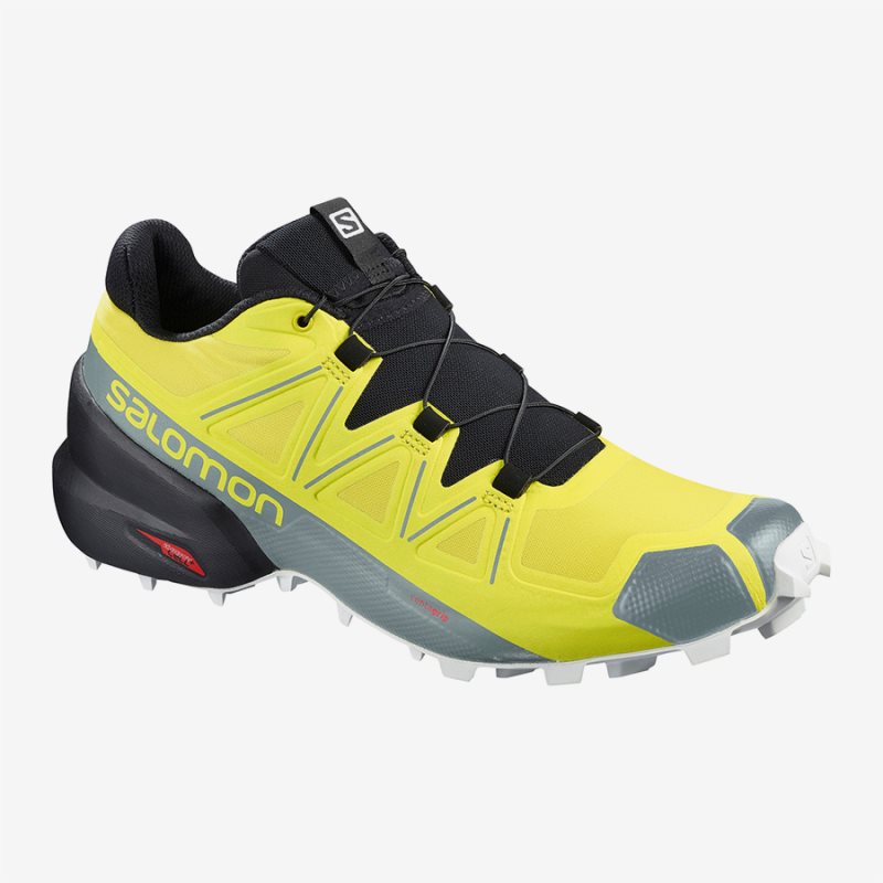 Chaussure Trail Salomon SPEEDCROSS 5 Jaune Homme | CBJ-0252349