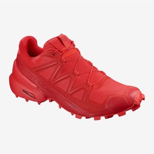 Chaussure Trail Salomon SPEEDCROSS 5 Rouge Homme | QNJ-3308347