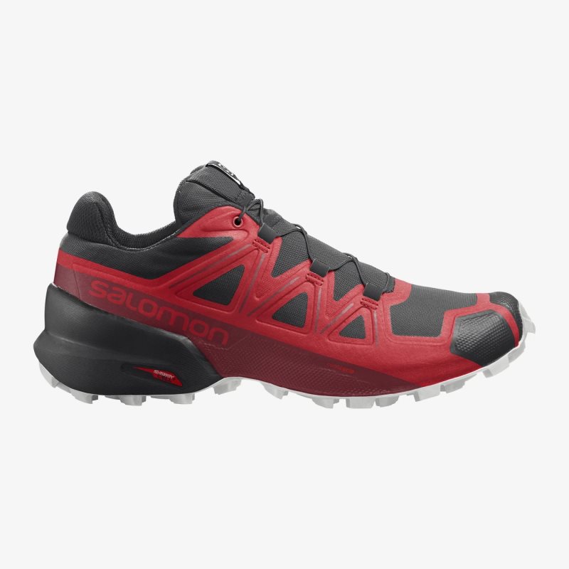 Chaussure Trail Salomon SPEEDCROSS 5 Rouge/Noir Homme | OKY-2363238