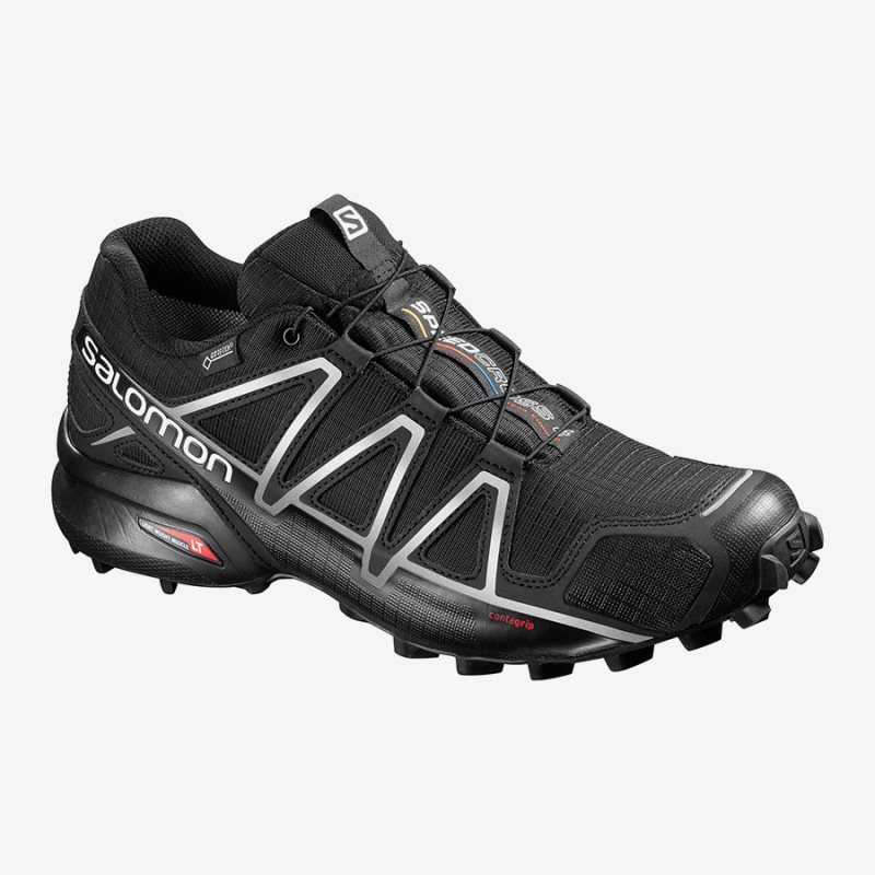 Chaussure Trail Salomon SPEEDCROSS 4 GTX Noir Homme | XRL-5905255