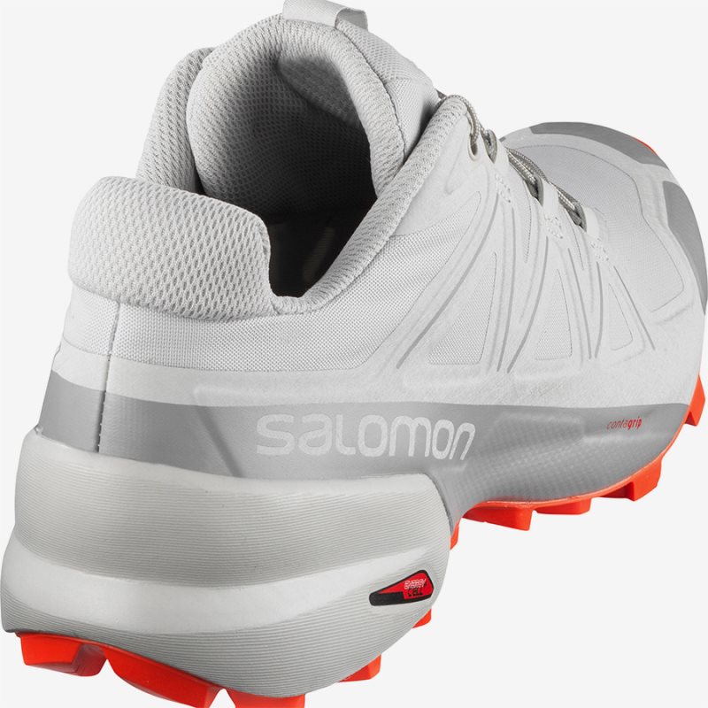 Chaussure Trail Salomon SPEEDCROSS 5 Blanche Homme | CUK-9496475