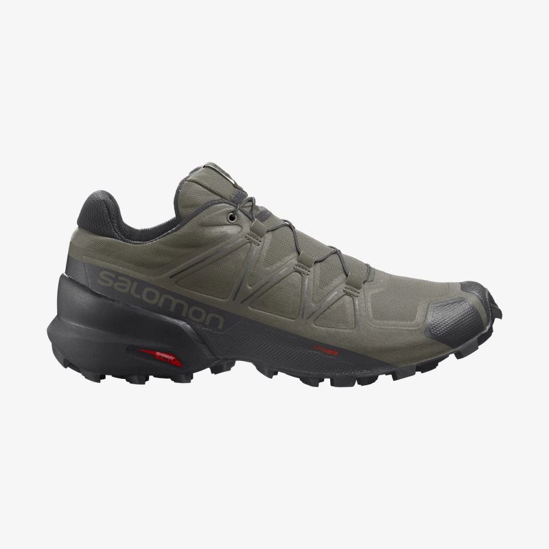 Chaussure Trail Salomon SPEEDCROSS 5 Vert Olive Homme | YBA-3144273