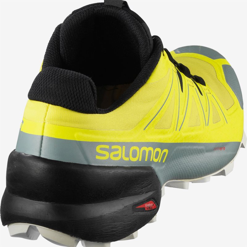 Chaussure Trail Salomon SPEEDCROSS 5 Jaune Homme | CBJ-0252349