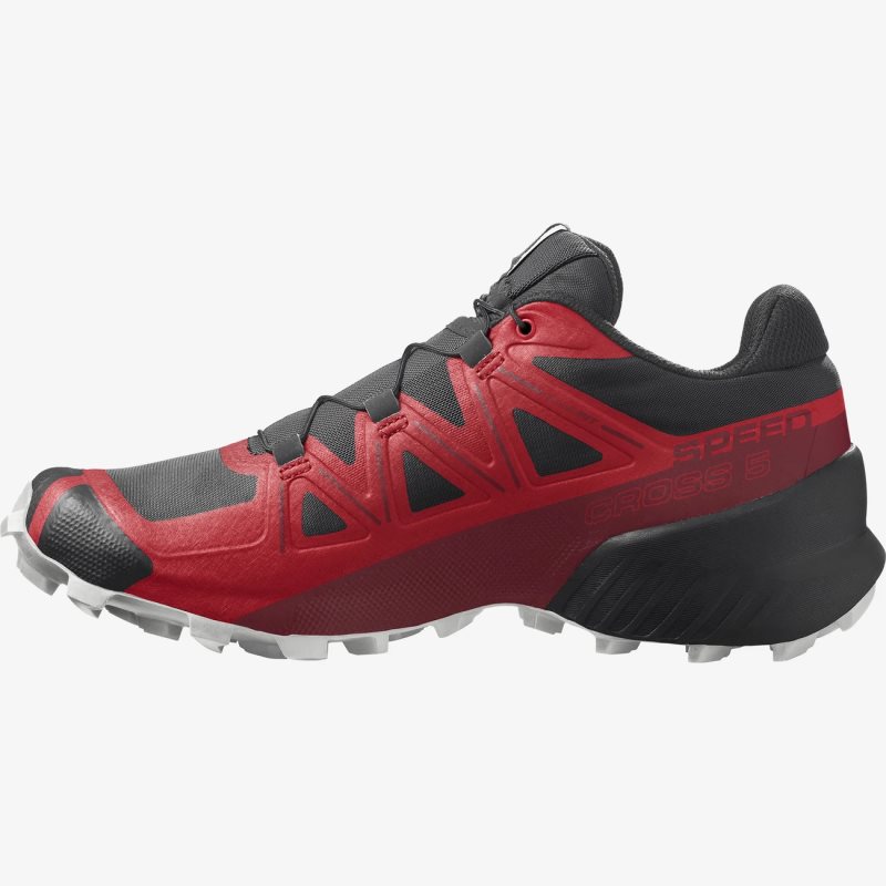 Chaussure Trail Salomon SPEEDCROSS 5 Rouge/Noir Homme | OKY-2363238