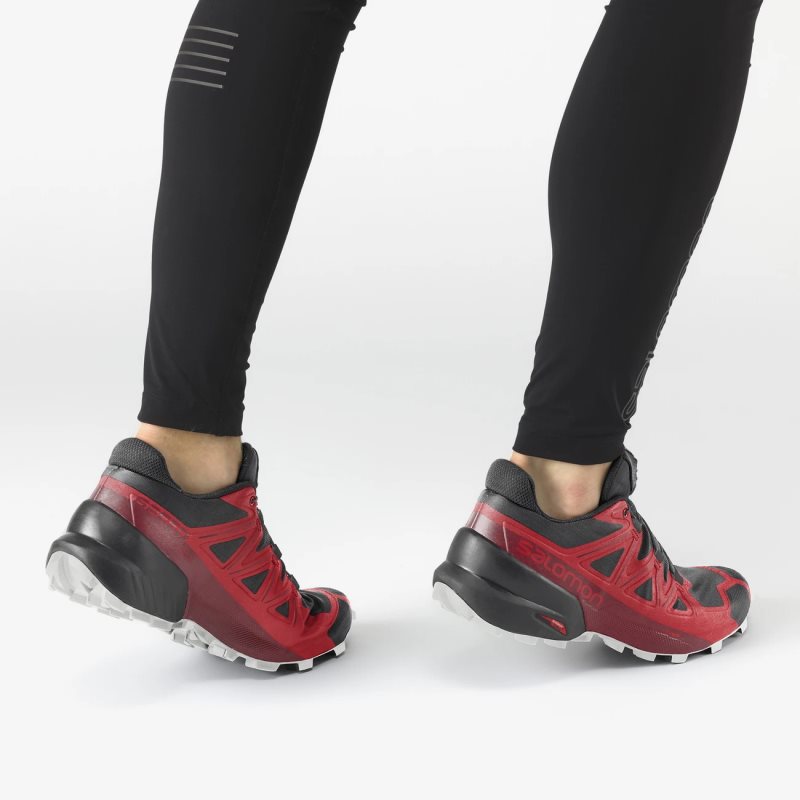 Chaussure Trail Salomon SPEEDCROSS 5 Rouge/Noir Homme | OKY-2363238