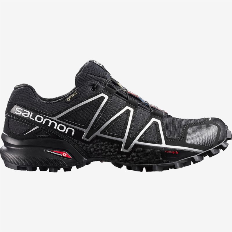 Chaussure Trail Salomon SPEEDCROSS 4 GTX Noir Homme | XRL-5905255