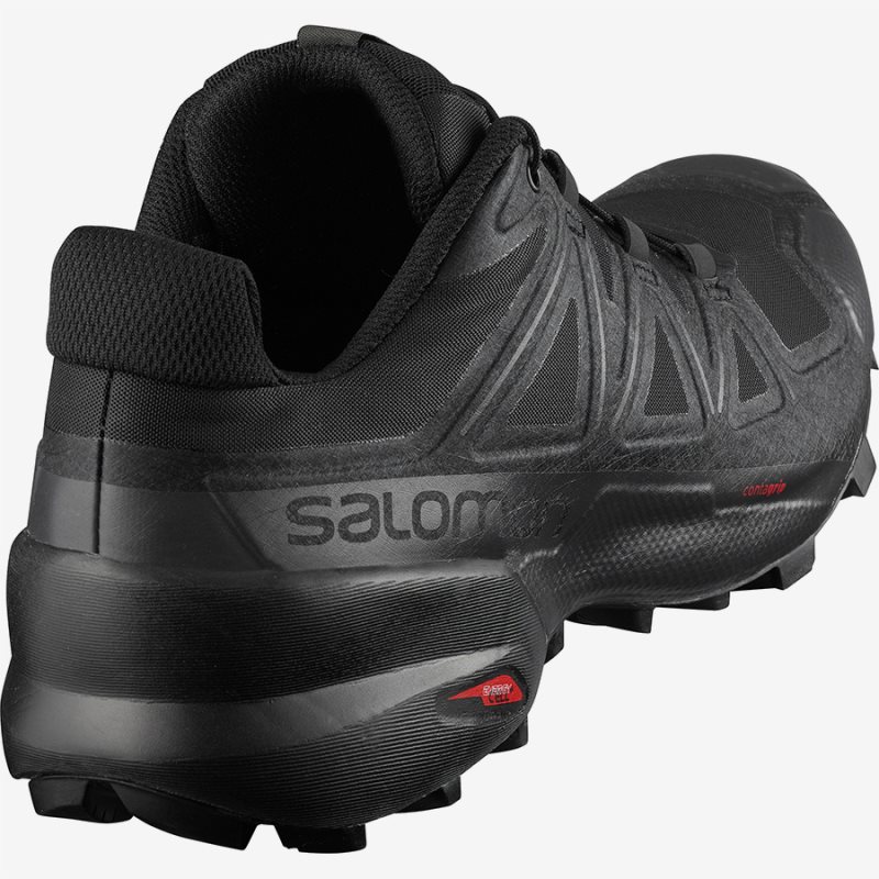 Chaussure Trail Salomon SPEEDCROSS 5 WIDE Noir Homme | TGE-2862321