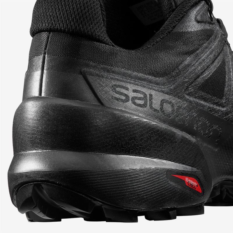 Chaussure Trail Salomon SPEEDCROSS 5 WIDE Noir Homme | TGE-2862321