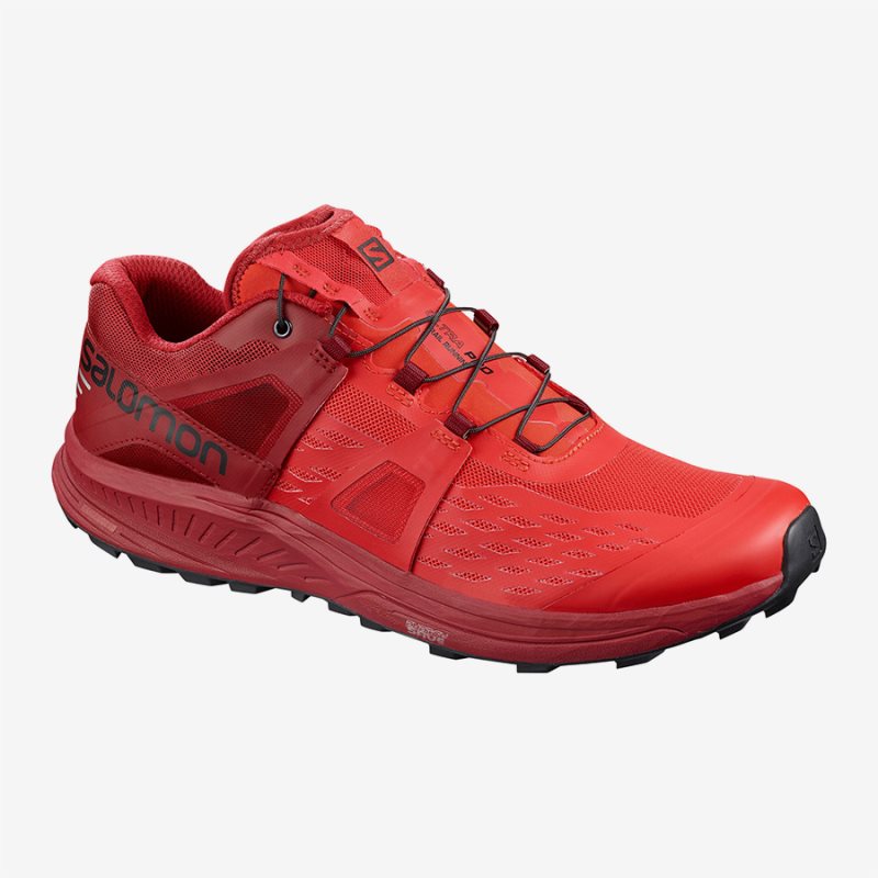 Chaussure Trail Salomon ULTRA PRO Rouge Homme | VFL-6169330