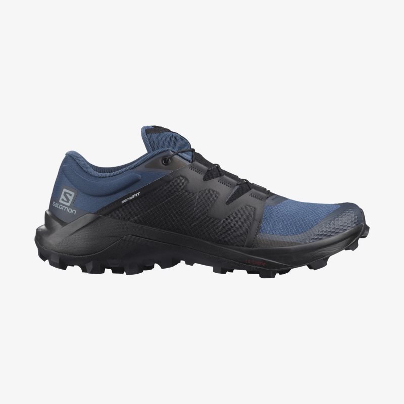 Chaussure Trail Salomon WILDCROSS Bleu Marine Homme | LXF-5010080