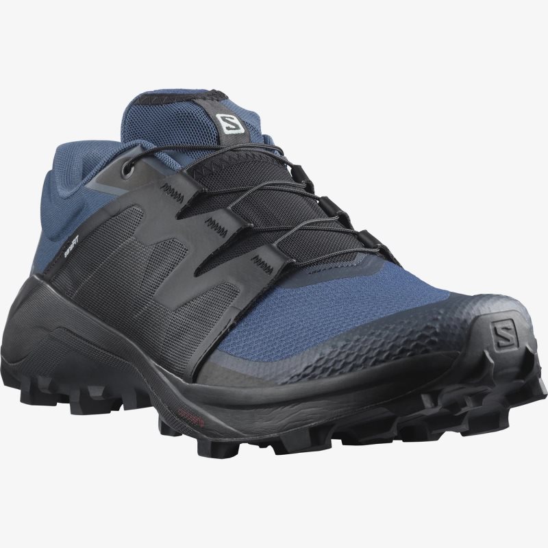 Chaussure Trail Salomon WILDCROSS Bleu Marine Homme | LXF-5010080