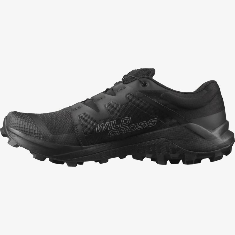 Chaussure Trail Salomon WILDCROSS GTX Noir Homme | IIX-9791144